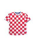 90s Valentino Sport Shirt Kroatien Weiß Rot L - RareRags