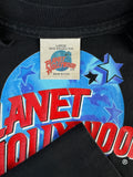 Vintage Planet Hollywood Shirt 90s San Diego Made In USA, Single Stitch Schwarz L