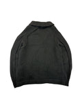 Vintage C.P. Company Cardigan 90s Schurwolle Schwarz Gr. 52