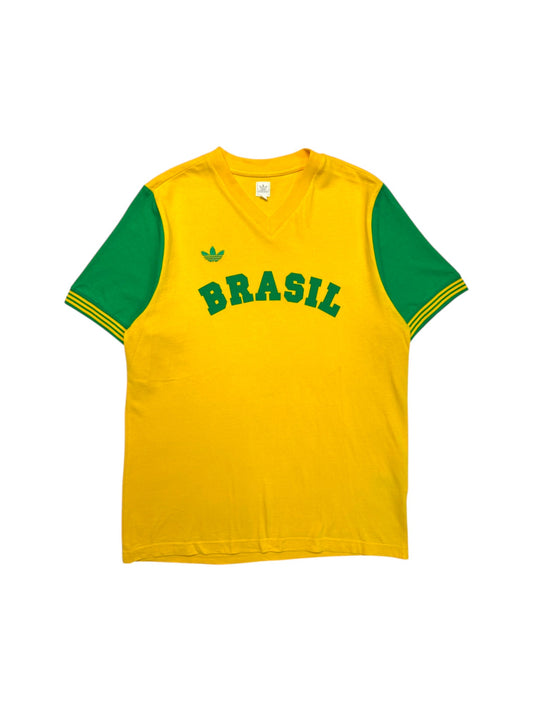 2004 Adidas Shirt Brasil Gelb Grün M - RareRags