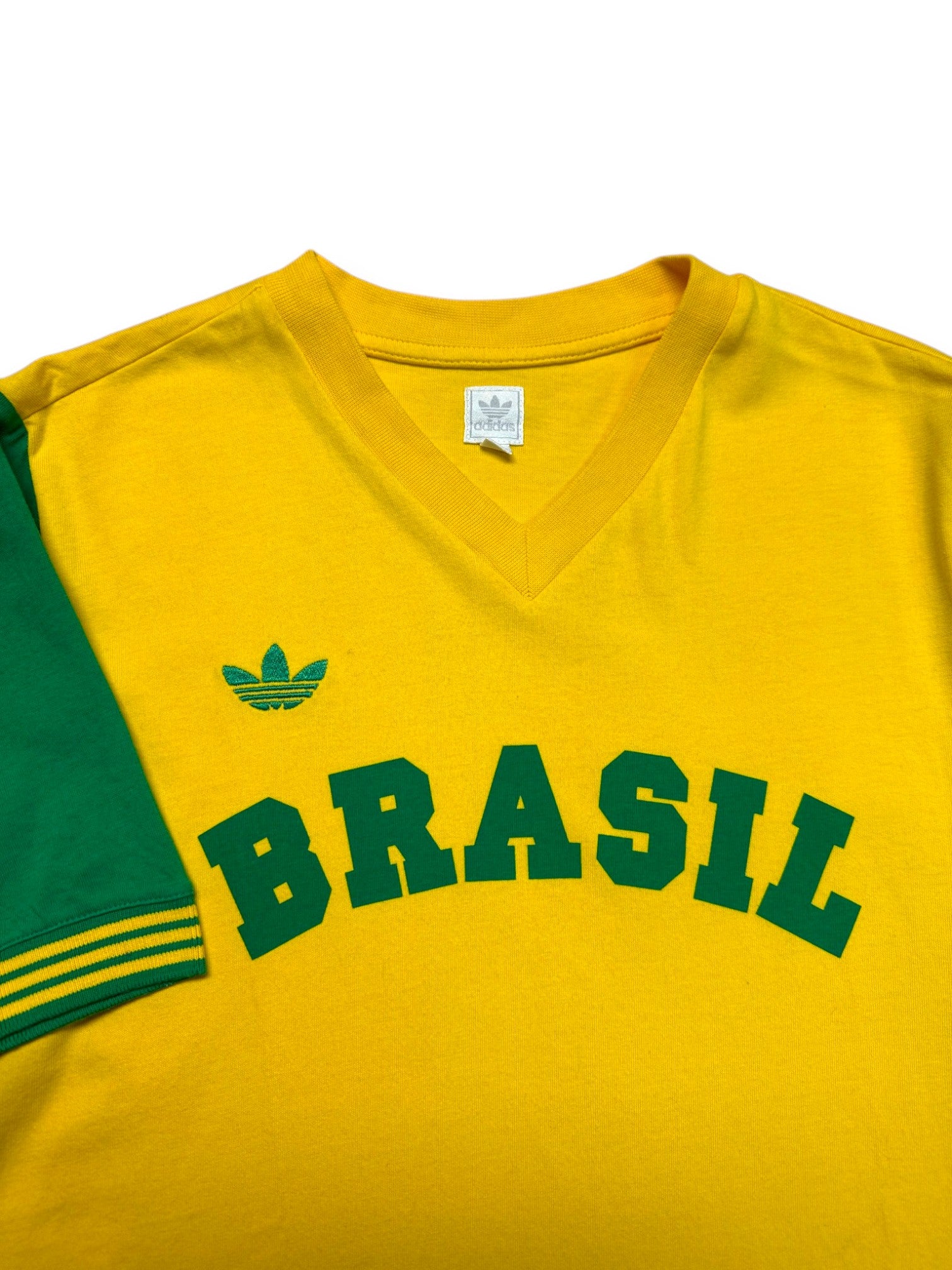 2004 Adidas Shirt Brasil Gelb Grün M - RareRags