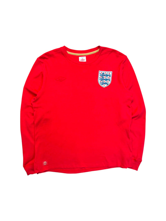 2000s Umbro Longsleeve England Rot
