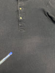 Merz B Schwanen Shirt 206 Loopwheeled Classic Fit Midweight Short Sleeve Henley Made In Germany Dunkelblau (8) XL-XXL