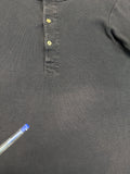 Merz B Schwanen Shirt 206 Loopwheeled Classic Fit Midweight Short Sleeve Henley Made In Germany Dunkelblau (8) XL-XXL