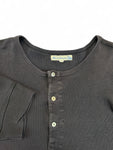 Merz B Schwanen Shirt 206 Loopwheeled Classic Fit Midweight Short Sleeve Henley Made In Germany Dunkelblau (8) XL-XXL
