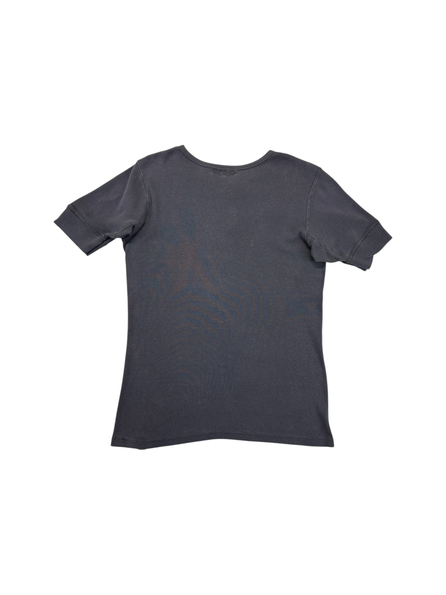 Merz B Schwanen Shirt 206 Loopwheeled Classic Fit Midweight Short Sleeve Henley Made In Germany Dunkelblau (8) XL-XXL