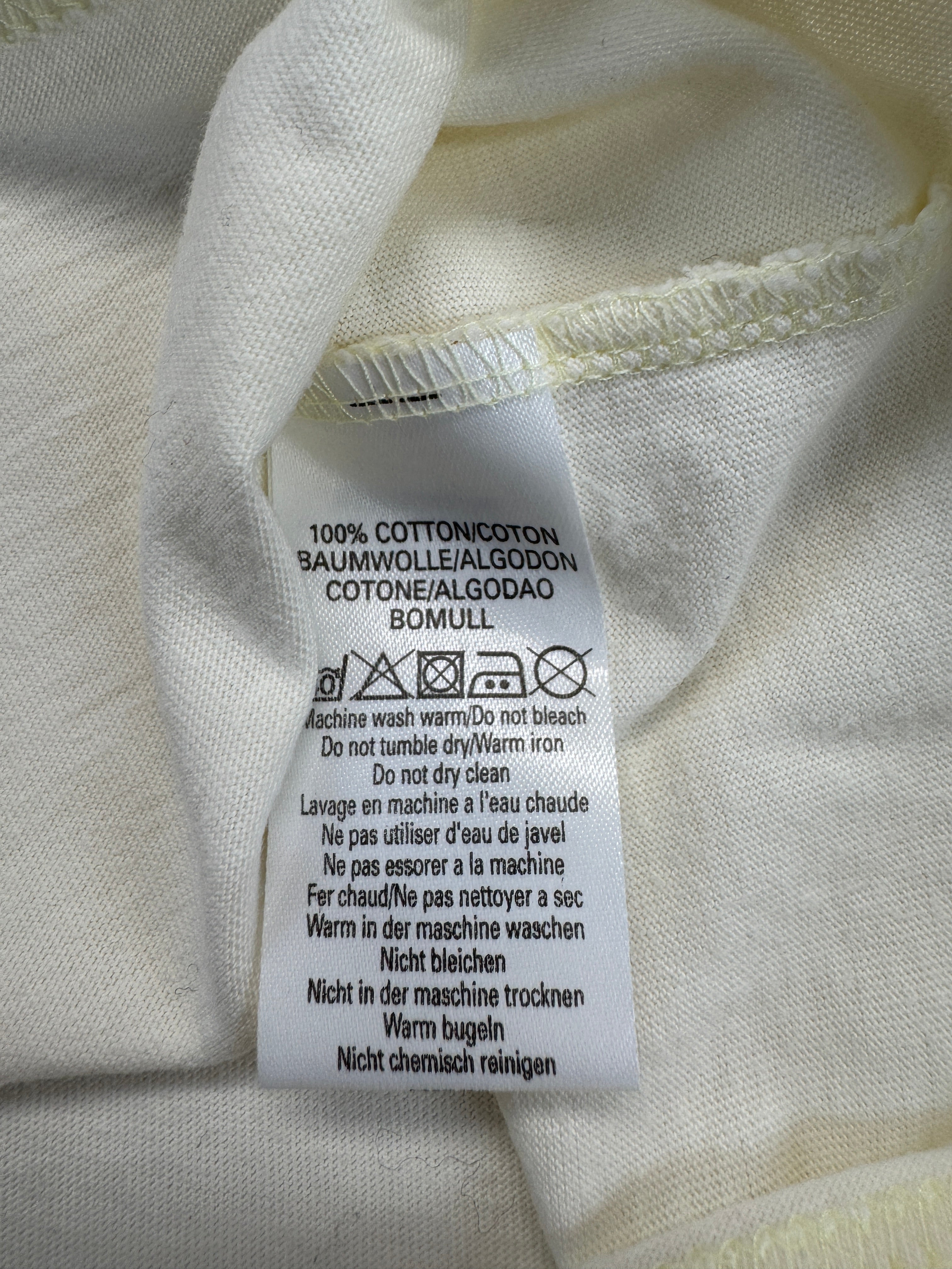 Vintage Burberry Shirt 90s Teddy Applikation Made In England Weiß L-XL