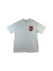 Vintage Hanes Shirt 90s Coca Cola Werbung Made In USA Single Stitch Grau L - RareRags