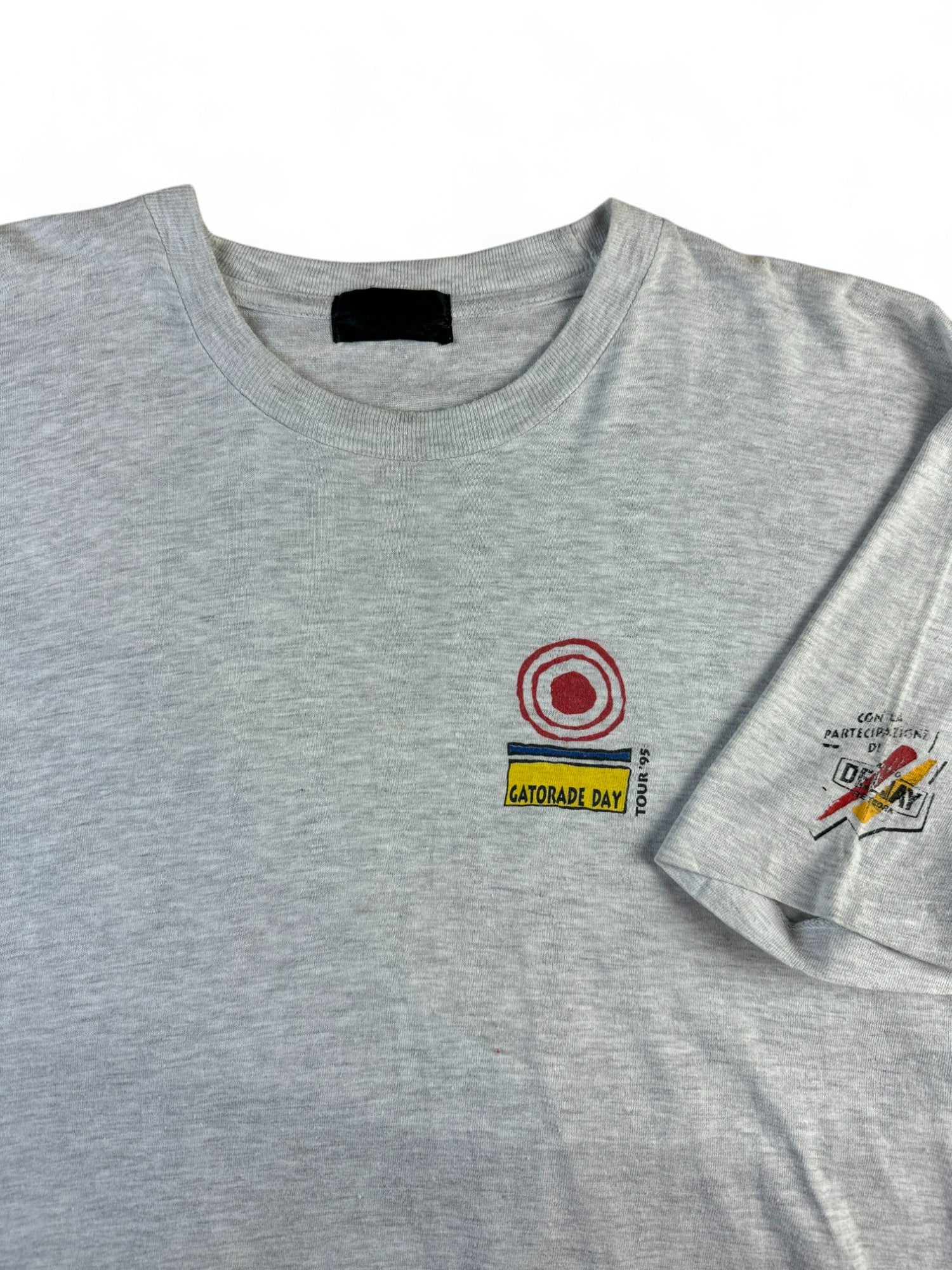 Vintage Shirt 1995 Gatorade Tour "Total body refreshment." Single Stitch Grau L-XL - RareRags