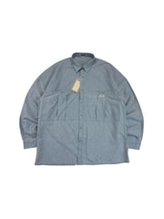 Rare! Vintage Marithé François Girbaud x Closed Workwear HemdBasic Line Deadstock Made In Hong Kong Blau Gr. 54
