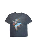90s Coed Sportswear Shirt "Just Hafta, Play Soccer" Made In USA Schwarz Kids L - RareRags