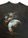 90s Coed Sportswear Shirt "Just Hafta, Play Soccer" Made In USA Schwarz Kids L - RareRags