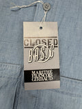 Rare! Vintage Marithé François Girbaud x Closed Workwear HemdBasic Line Deadstock Made In Hong Kong Blau Gr. 54
