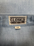 Rare! Vintage Marithé François Girbaud x Closed Workwear HemdBasic Line Deadstock Made In Hong Kong Blau Gr. 54