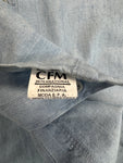 Rare! Vintage Marithé François Girbaud x Closed Workwear HemdBasic Line Deadstock Made In Hong Kong Blau Gr. 54