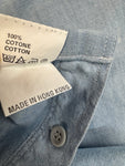 Rare! Vintage Marithé François Girbaud x Closed Workwear HemdBasic Line Deadstock Made In Hong Kong Blau Gr. 54