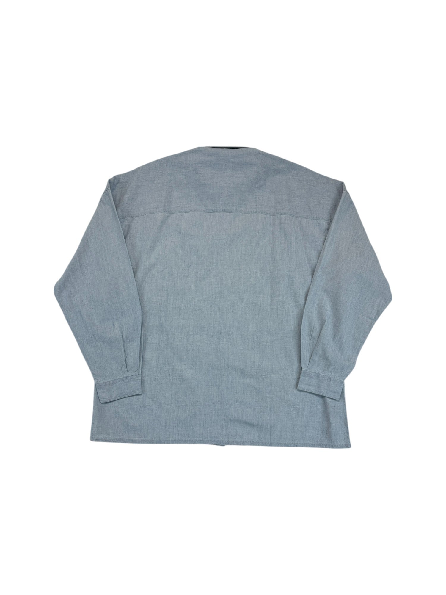 Rare! Vintage Marithé François Girbaud x Closed Workwear HemdBasic Line Deadstock Made In Hong Kong Blau Gr. 54