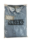 Rare! Vintage Marithé François Girbaud x Closed Workwear HemdBasic Line Deadstock Made In Hong Kong Blau Gr. 54