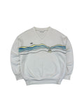 Vintage Adidas Sweater 80s Ivan Lendl "The Face" Made In West Germany Weiß D54 XL-XXL