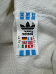Vintage Adidas Sweater 80s Ivan Lendl "The Face" Made In West Germany Weiß D54 XL-XXL