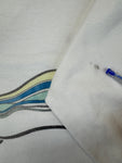 Vintage Adidas Sweater 80s Ivan Lendl "The Face" Made In West Germany Weiß D54 XL-XXL