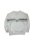 Vintage Adidas Sweater 80s Ivan Lendl "The Face" Made In West Germany Weiß D54 XL-XXL