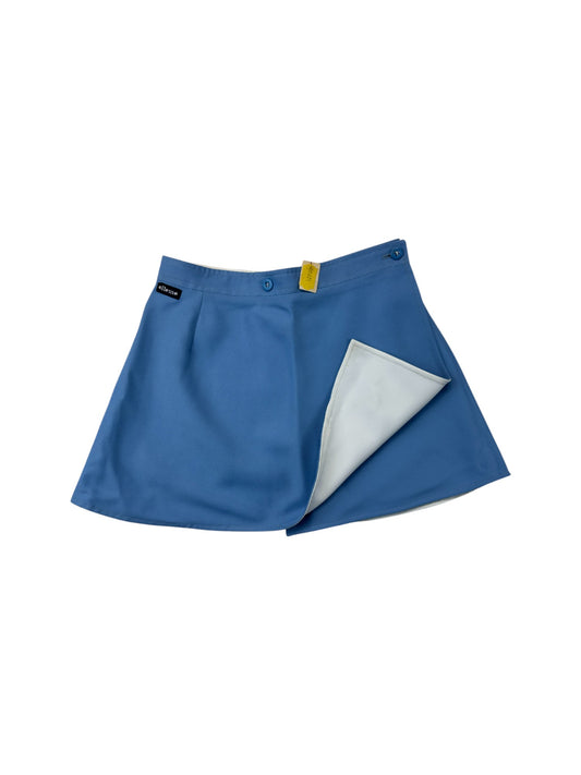 Vintage Ellesse Tennisrock 80s „Cefalù“ Deadstock Reversible Made In Italy Weiß Blau XS-S