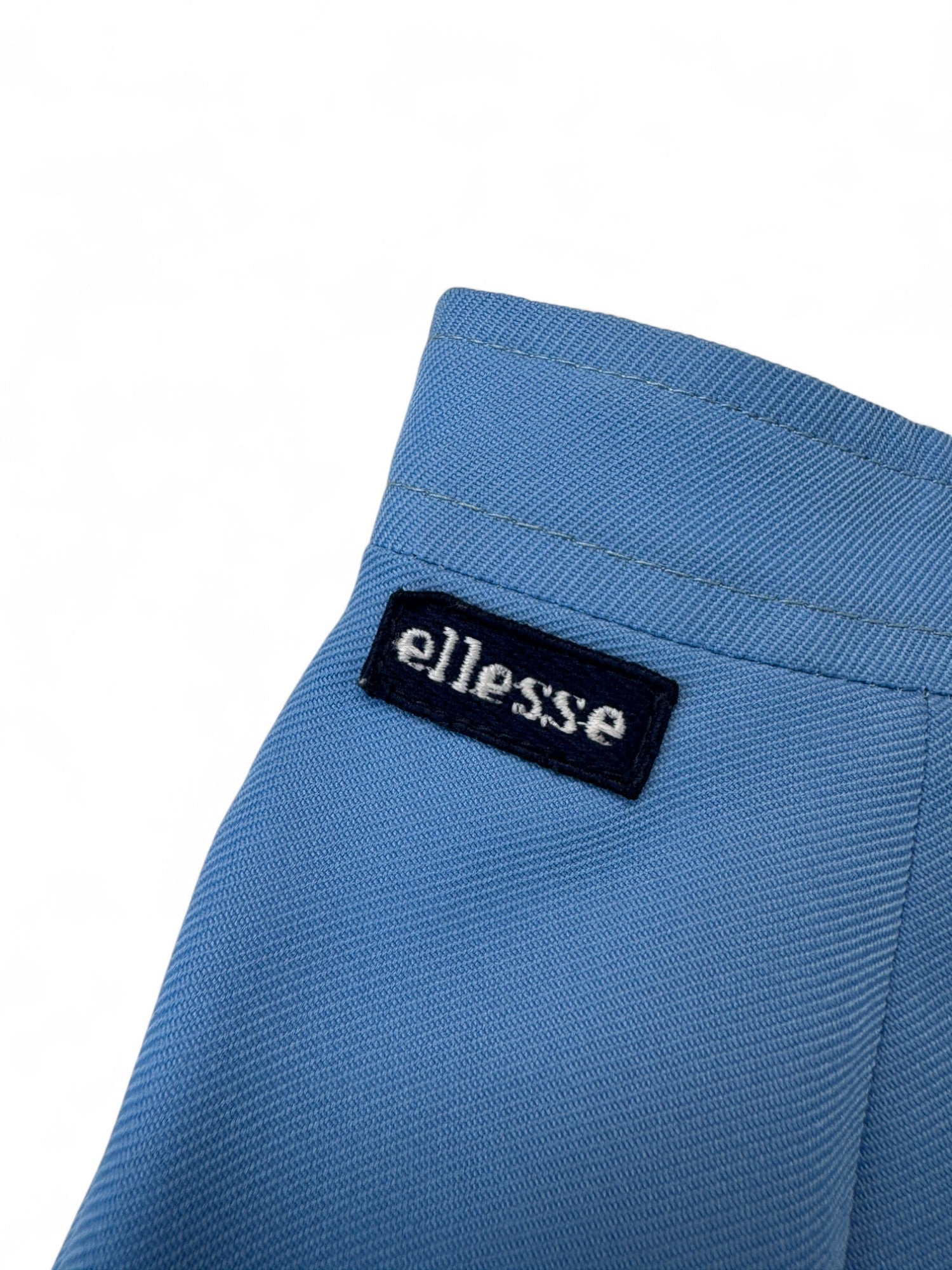 Vintage Ellesse Tennisrock 80s „Cefalù“ Deadstock Reversible Made In Italy Weiß Blau XS-S