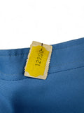 Vintage Ellesse Tennisrock 80s „Cefalù“ Deadstock Reversible Made In Italy Weiß Blau XS-S