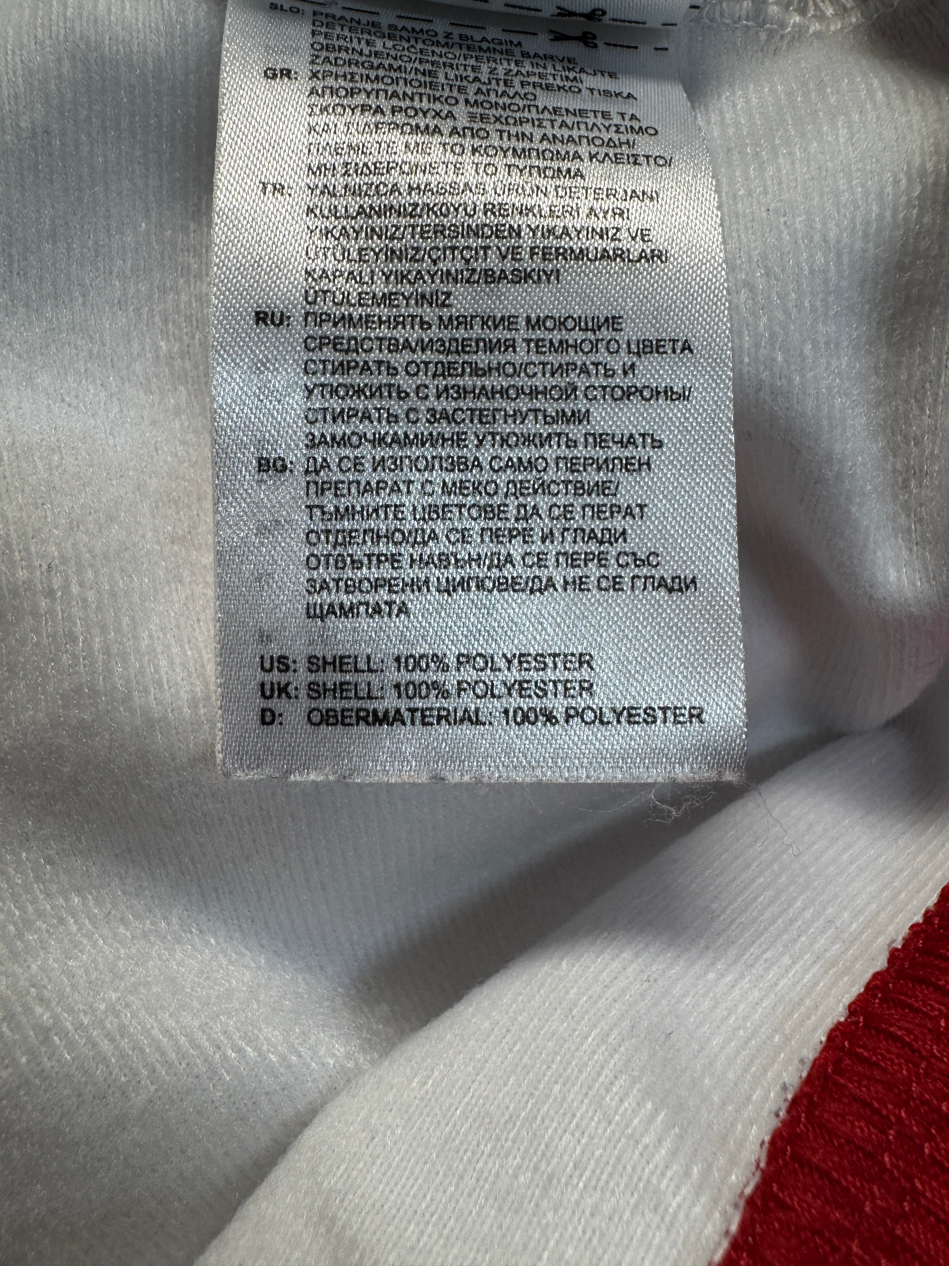 2011 Adidas Sportjacke England #11 Lion Weiß Rot