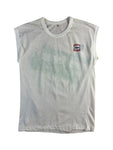 Vintage Langnese Tanktop 1988 Bottermelk Fresh Eis Single Stitch Weiß L