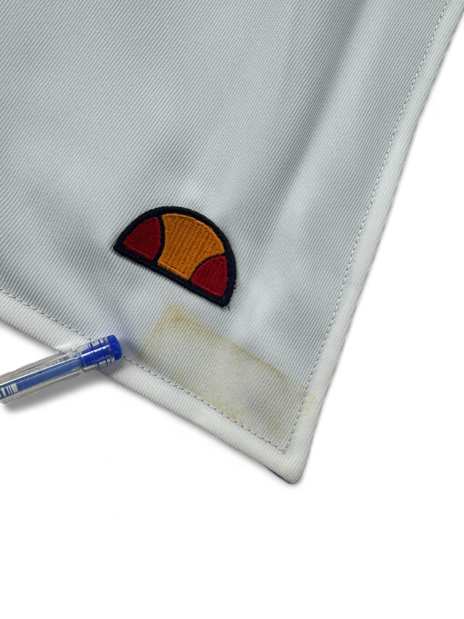Vintage Ellesse Tennisrock 80s „Cefalù“ Deadstock Reversible Made In Italy Weiß Blau XS-S