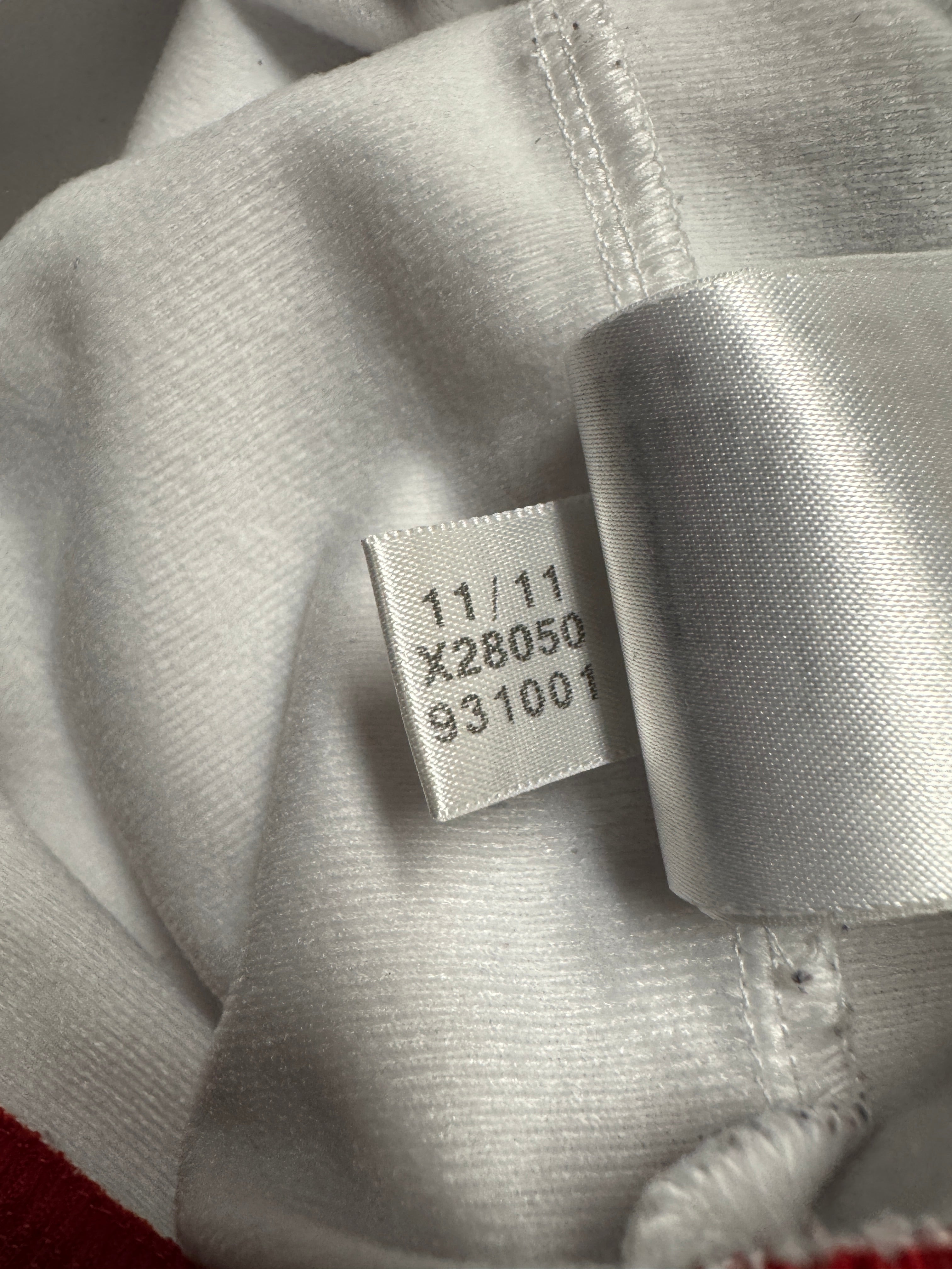 2011 Adidas Sportjacke England #11 Lion Weiß Rot