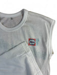 Vintage Langnese Tanktop 1988 Bottermelk Fresh Eis Single Stitch Weiß L