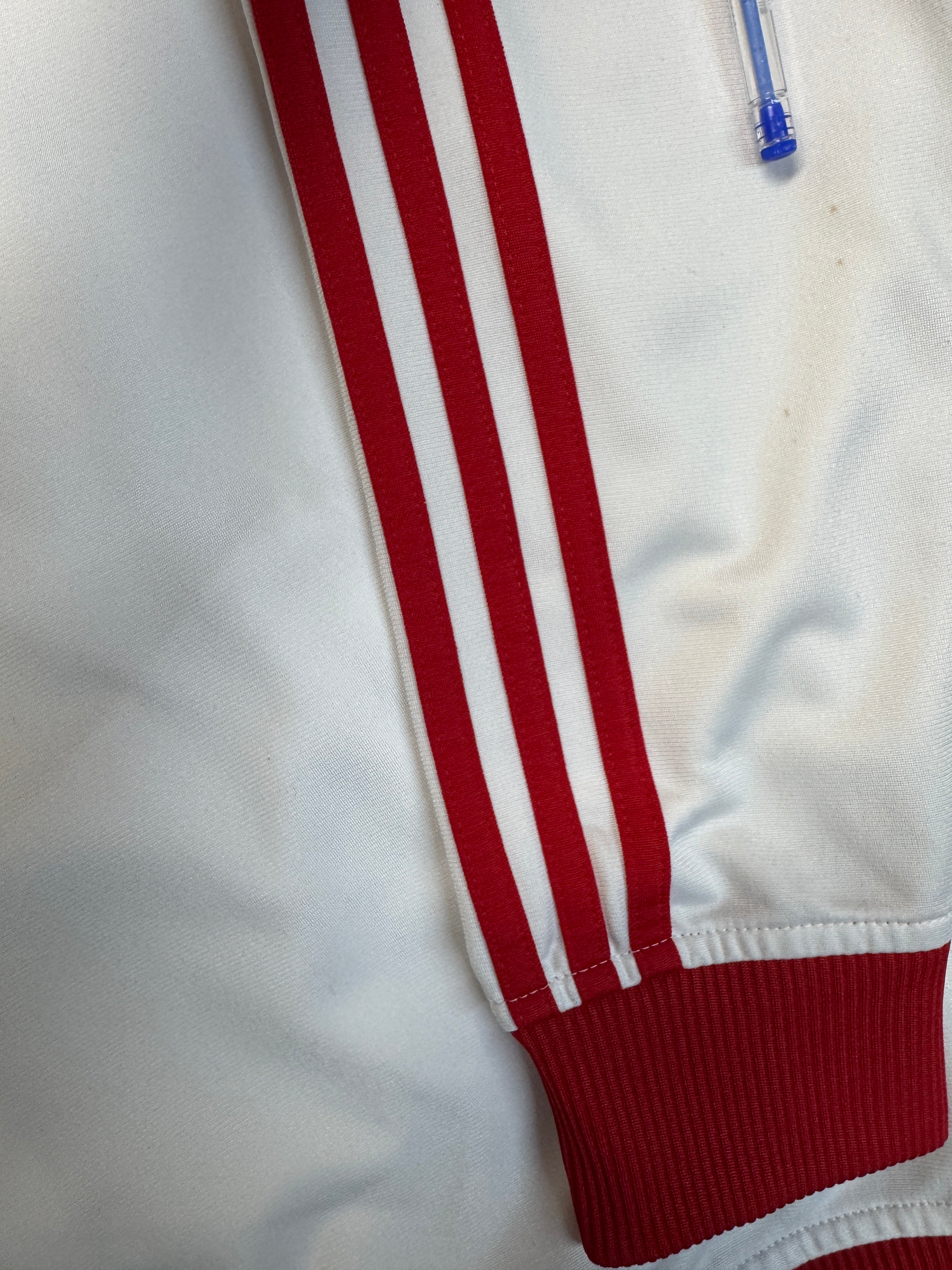 2011 Adidas Sportjacke England #11 Lion Weiß Rot