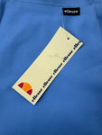 Vintage Ellesse Tennisrock 80s „Cefalù“ Deadstock Reversible Made In Italy Weiß Blau XS-S