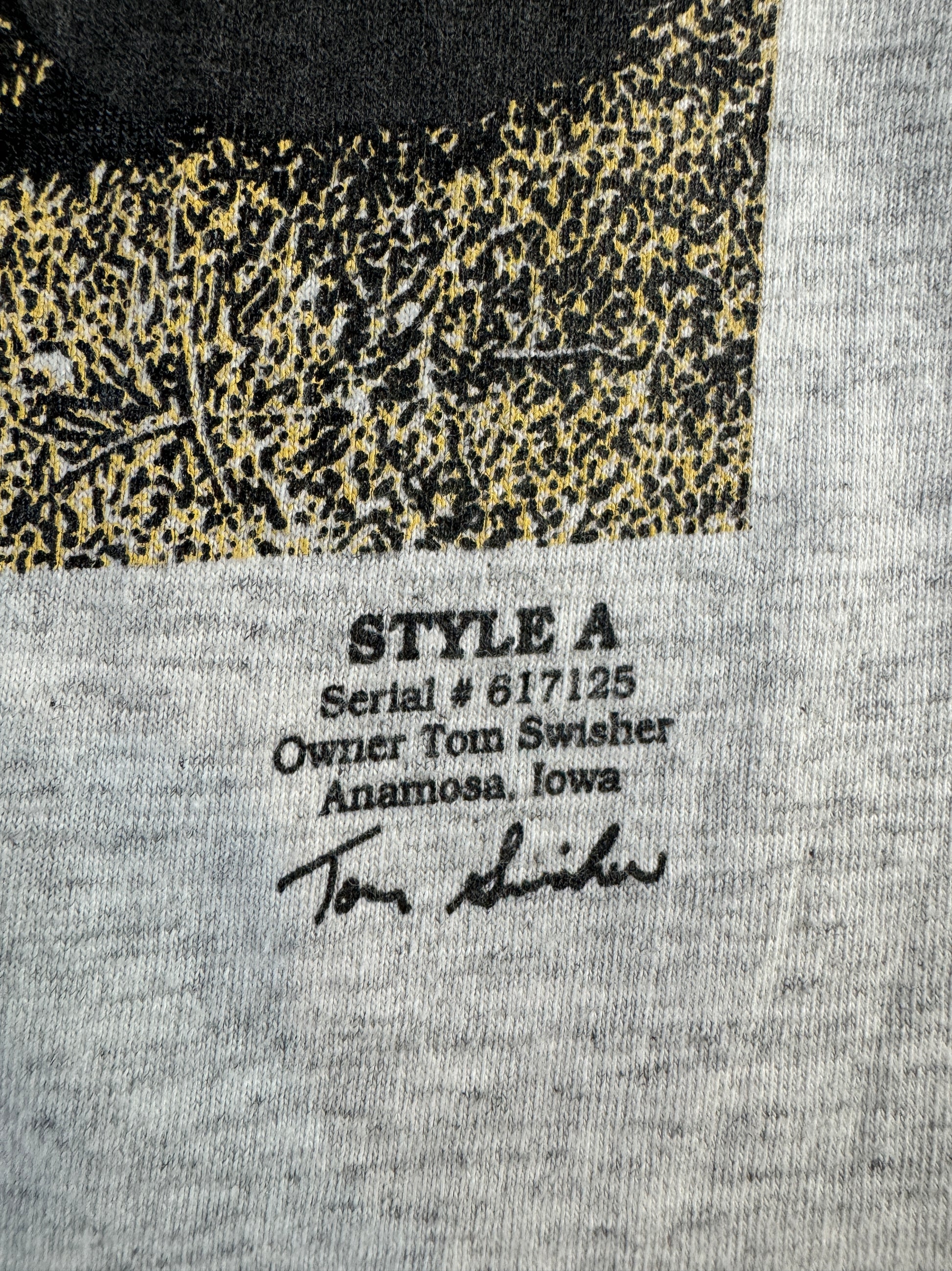 Vintage S.O.S. Enterprises Shirt 90s Trecker "Style A" Single Stitch Grau L-XL - RareRags