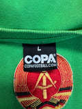 Retro Copa Langarm Trikot DDR Grün