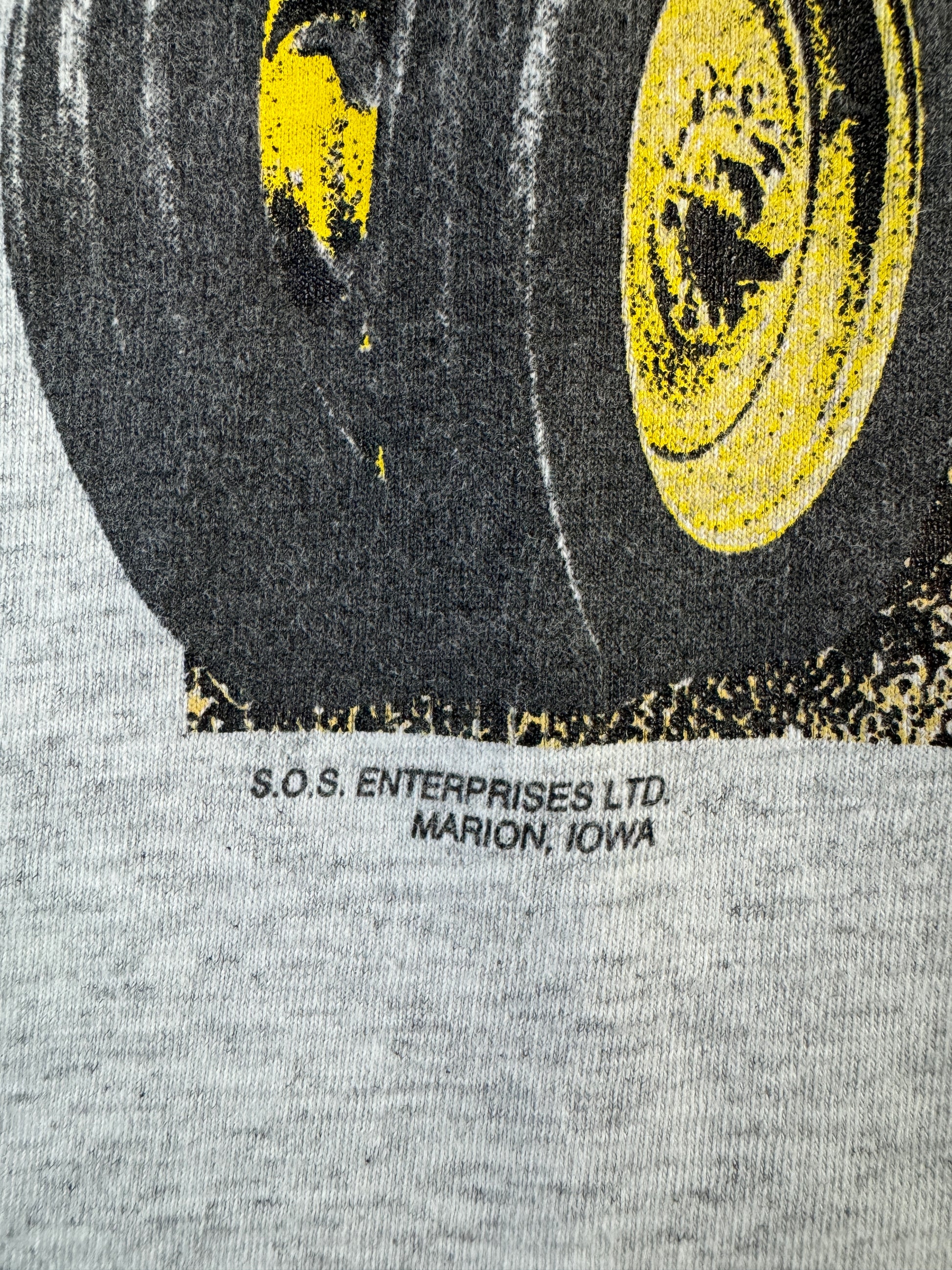 Vintage S.O.S. Enterprises Shirt 90s Trecker "Style A" Single Stitch Grau L-XL - RareRags