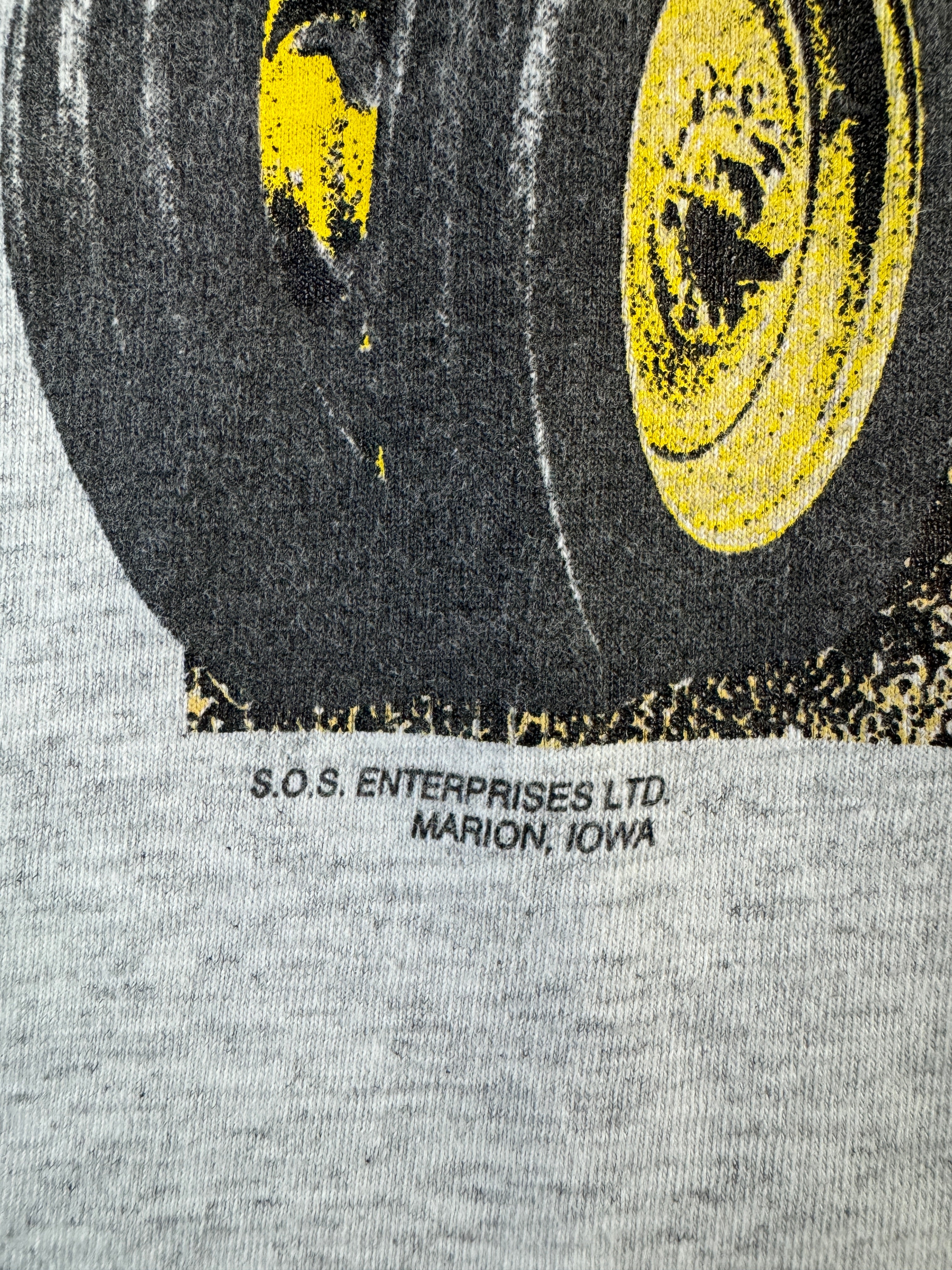 Vintage S.O.S. Enterprises Shirt 90s Trecker "Style A" Single Stitch Grau L-XL - RareRags