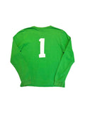 Retro Copa Langarm Trikot DDR Grün