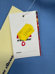 Vintage Ellesse Tennisrock 80s „Cefalù“ Deadstock Reversible Made In Italy Weiß Blau XS-S