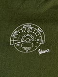 Vintage Leader Screen Best Shirt 90s Vespa Dunkelgrün L