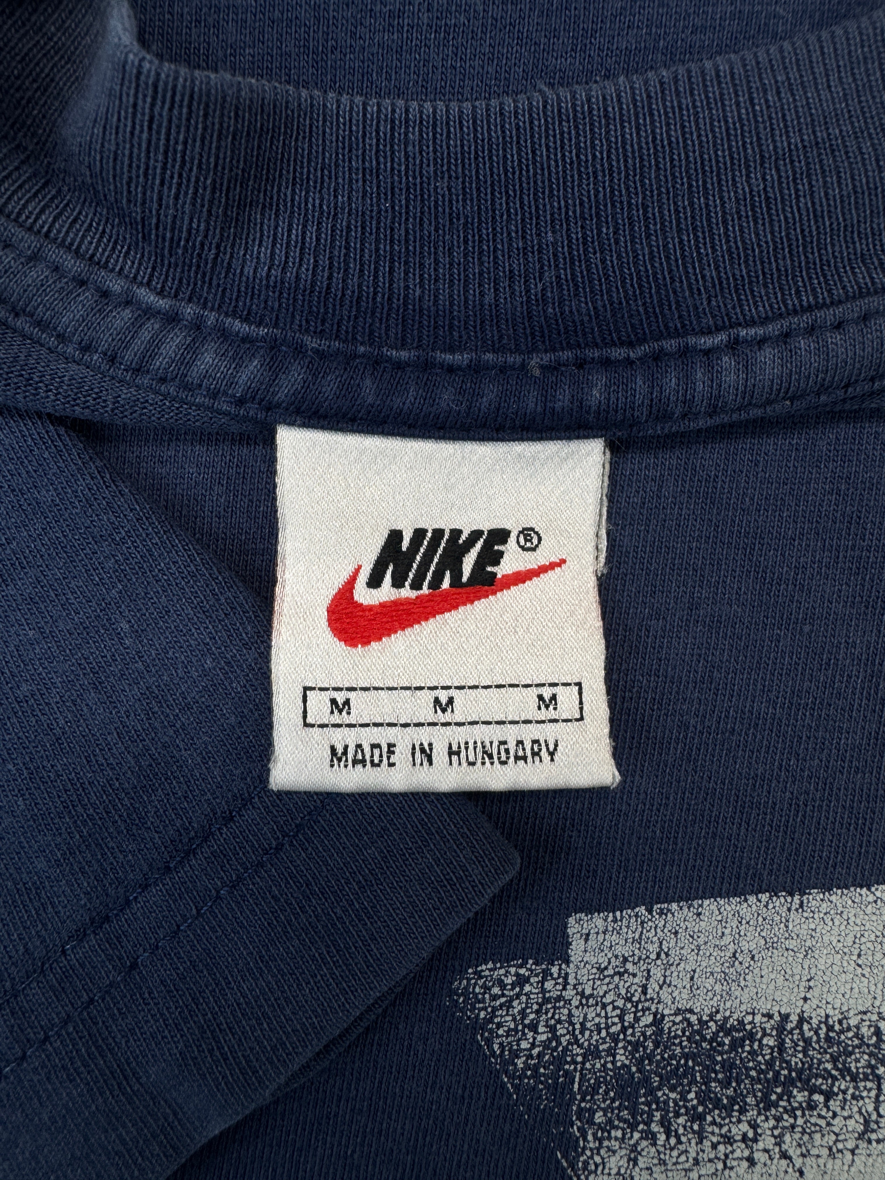 Vintage Nike Shirt 1998 Stuttgart Masters Eurocard Open Made In Hungary Blau M