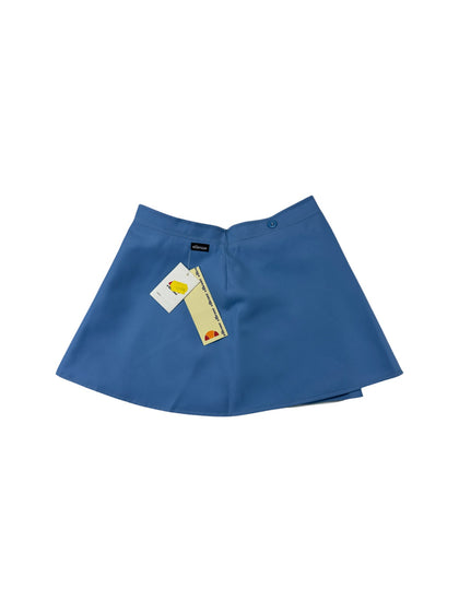 Vintage Ellesse Tennisrock 80s „Cefalù“ Deadstock Reversible Made In Italy Weiß Blau XS-S