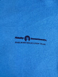 Vintage Anvil Shirt 90s "Marlboro Relocation Team" Made In USA Single Stitch Blau L