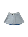 Vintage Ellesse Tennisrock 80s „Cefalù“ Deadstock Reversible Made In Italy Weiß Blau XS-S