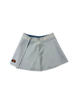 Vintage Ellesse Tennisrock 80s „Cefalù“ Deadstock Reversible Made In Italy Weiß Blau XS-S