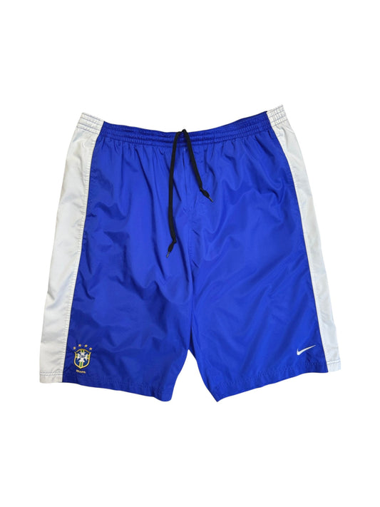 2002 Nike Shorts Brasilien Blau