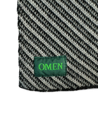 Omen Schal Schwarz Grau